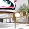 Martha Stewart Ryder Gold Mesh Metal Desktop Monitor Stand Riser with Organizer Drawer and Side Storage HH-OHD04-GLD-MS - alternate 5